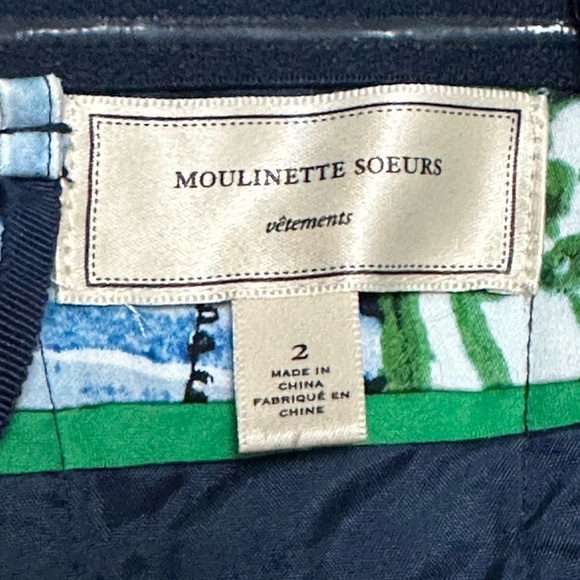 Moulinette Soeurs Anthropologie Donau Dress Strapless Side Boning Pleated Top - Picture 8 of 11